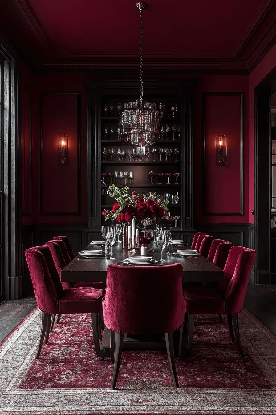 modern victorian dining room