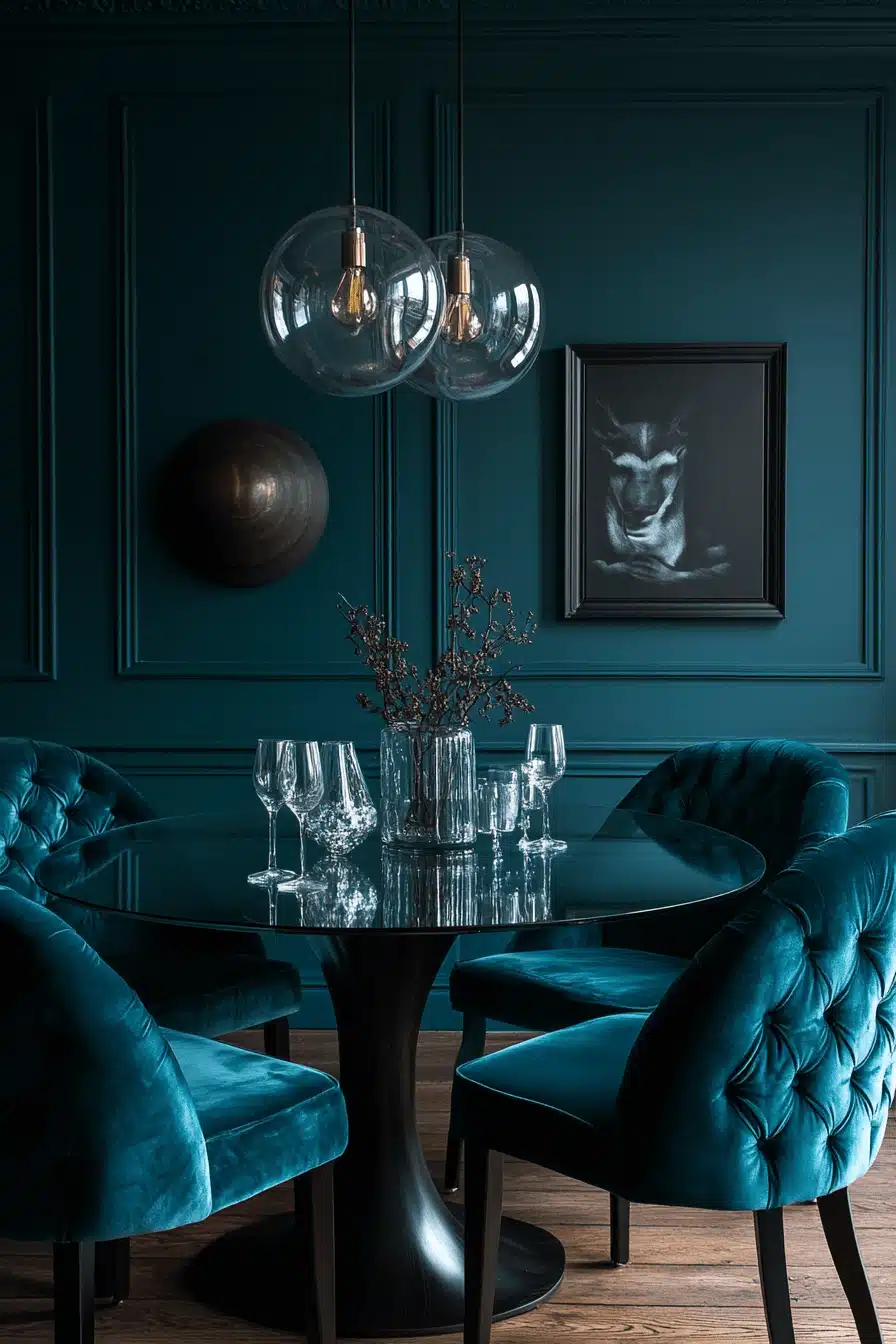 modern victorian dining room