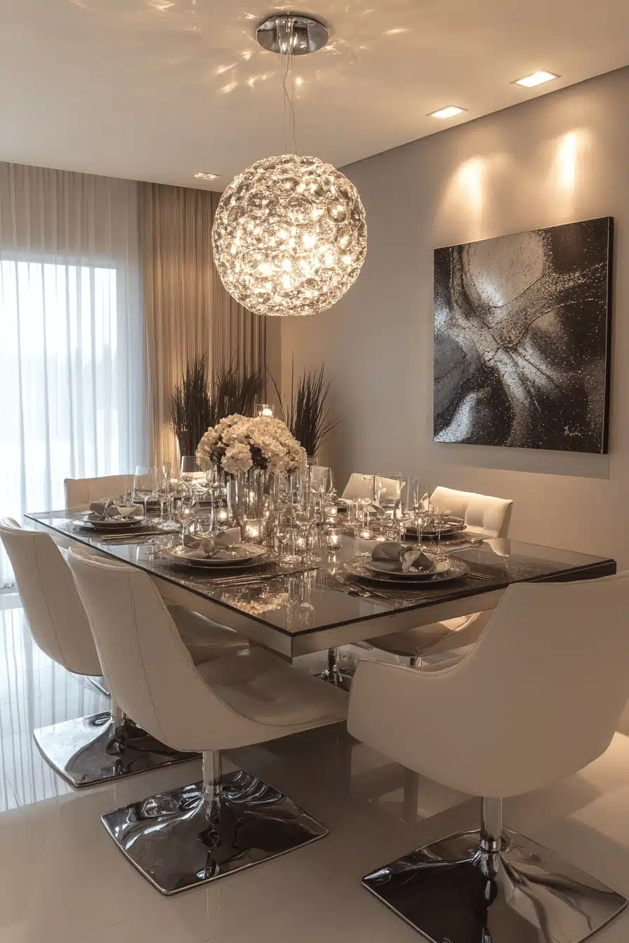 modern victorian dining room