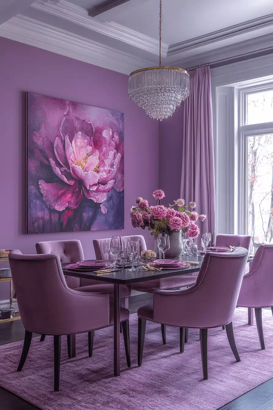 modern victorian dining room