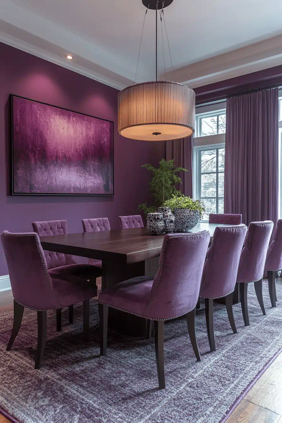 modern victorian dining room