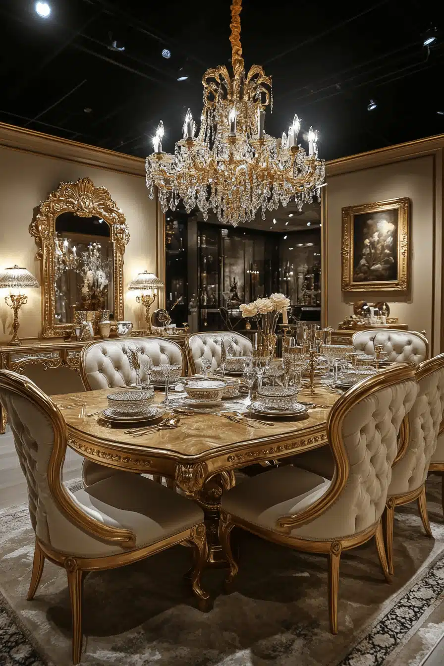 modern victorian dining room