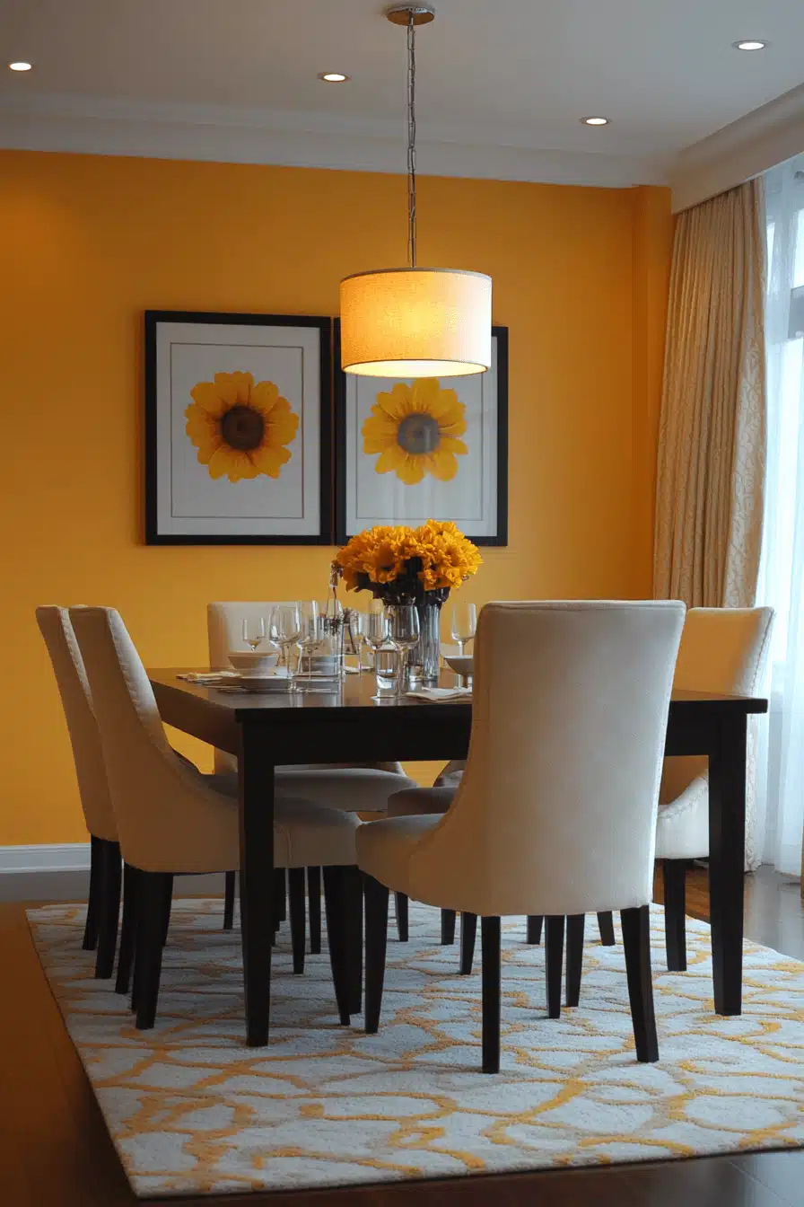 modern victorian dining room