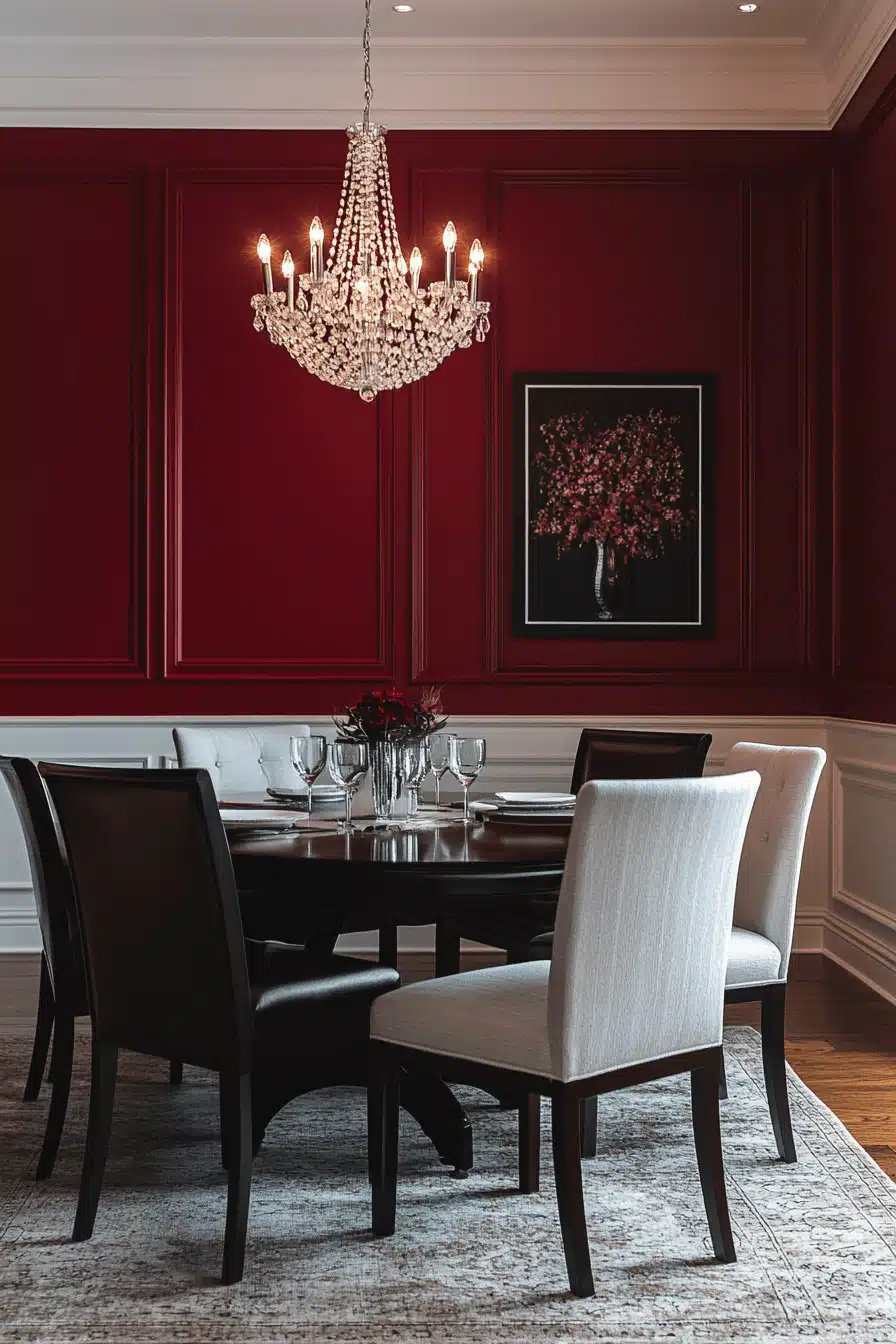 modern victorian dining room