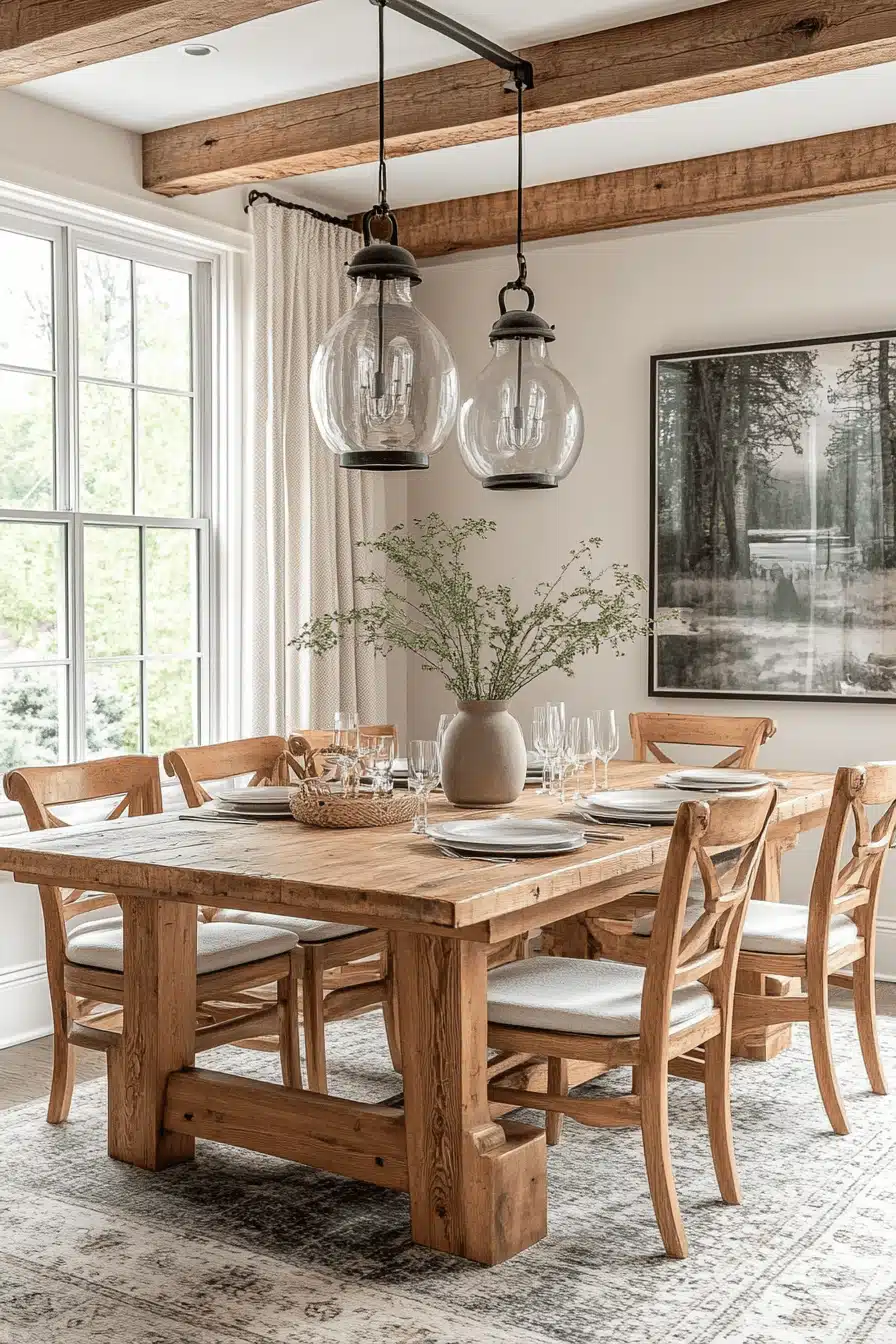 modern victorian dining room