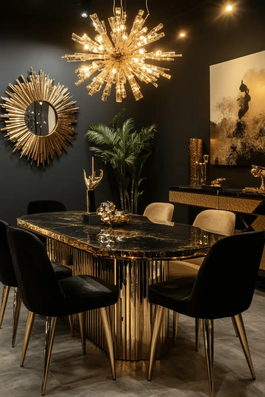 modern victorian dining room