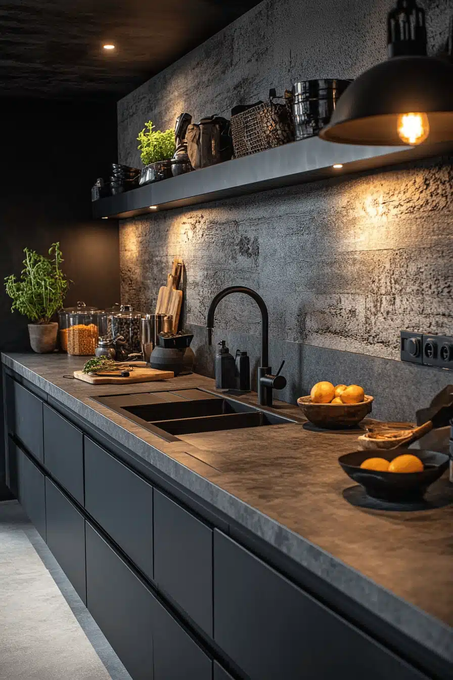 grey kitchen