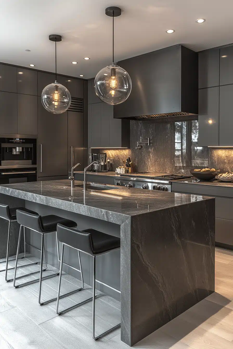 grey kitchen