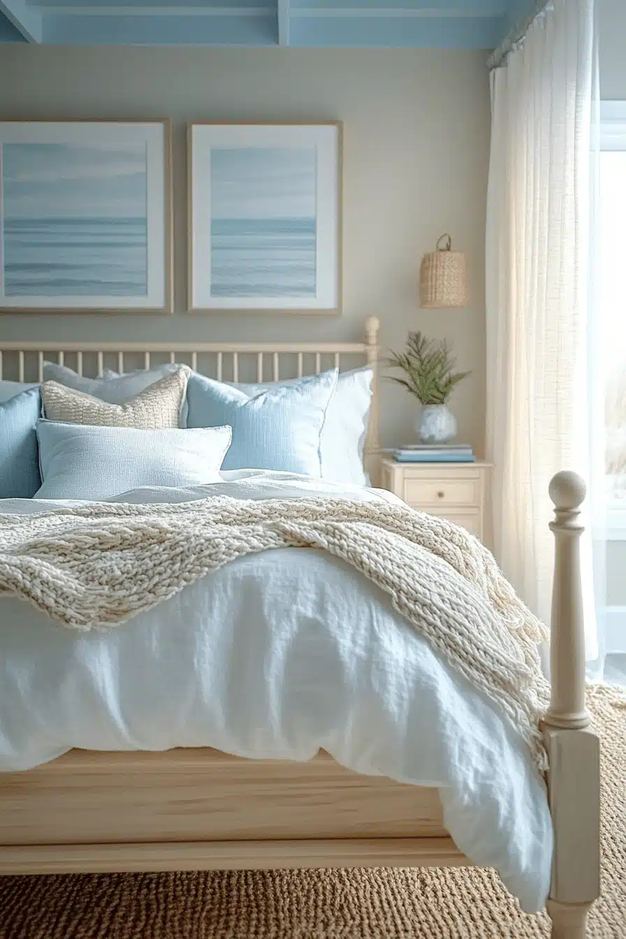 coastal cottage bedroom
