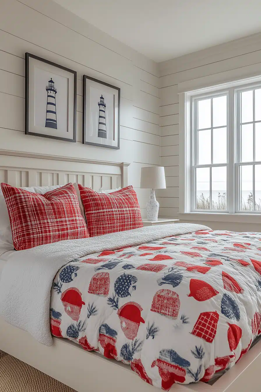 coastal cottage bedroom