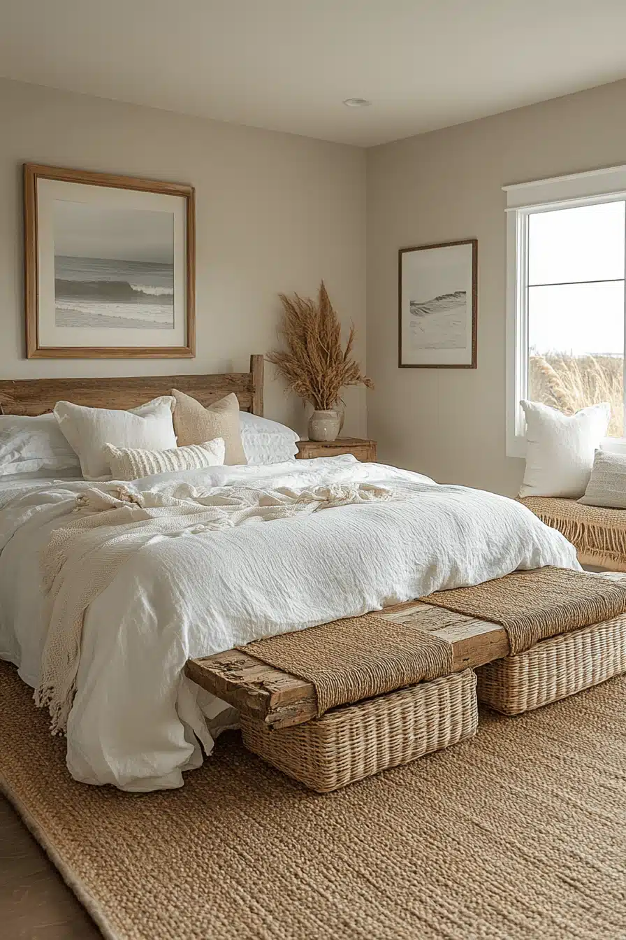 coastal cottage bedroom