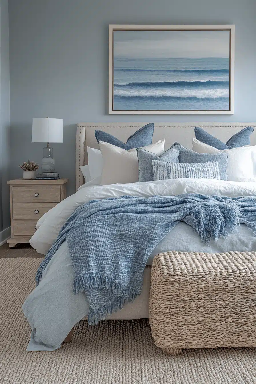 coastal cottage bedroom
