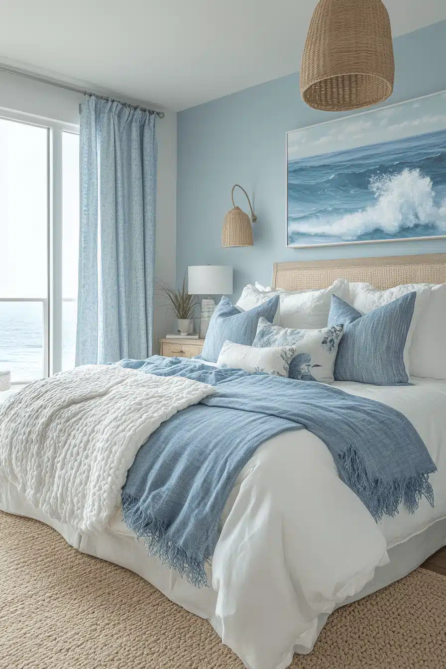 coastal cottage bedroom