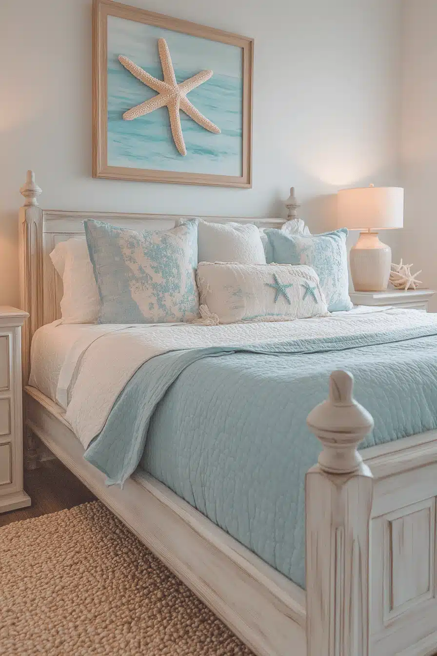 coastal cottage bedroom