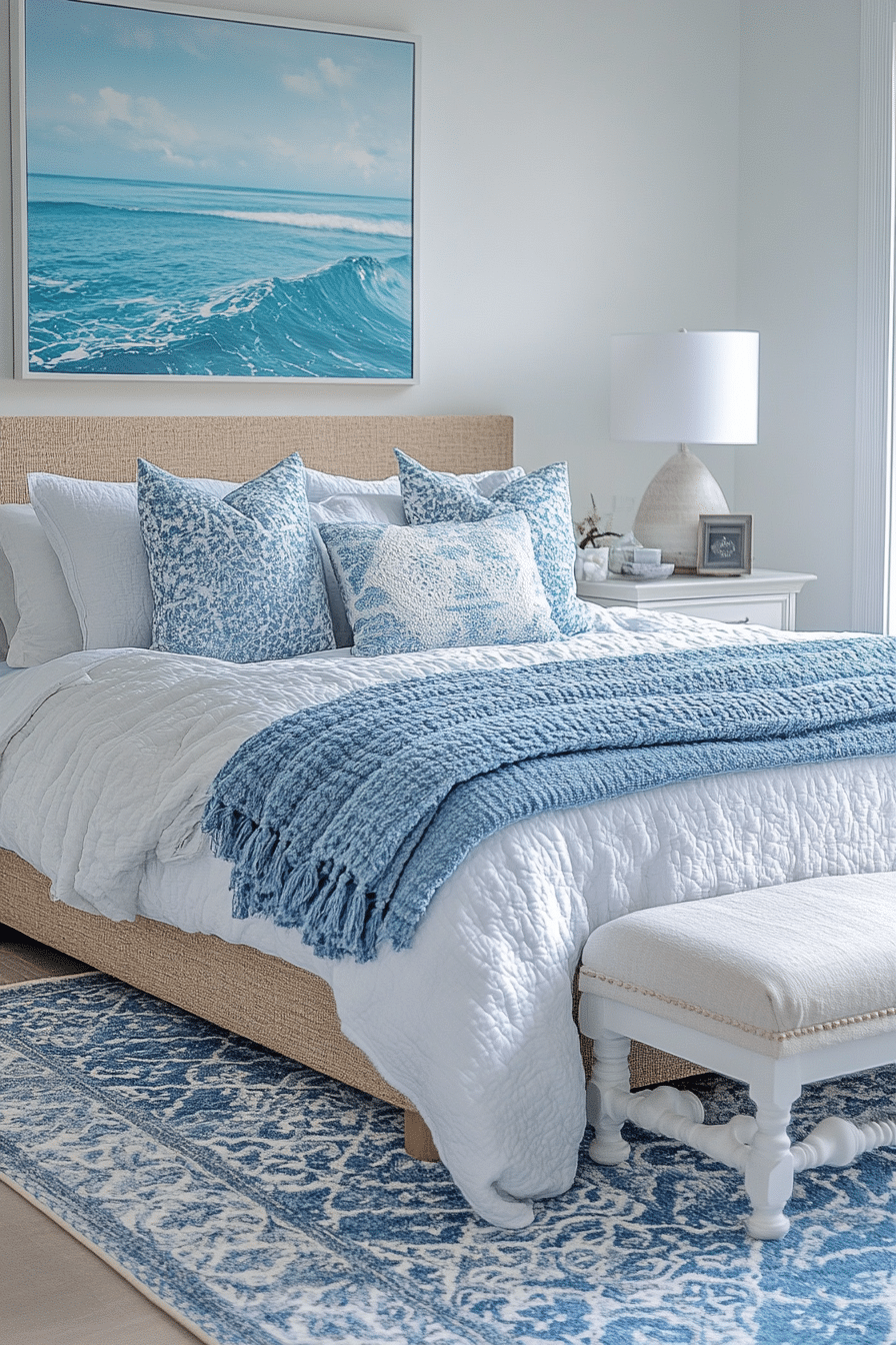 coastal cottage bedroom