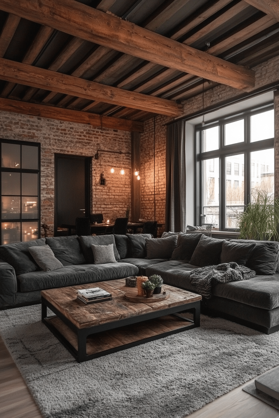 black and white living room decor