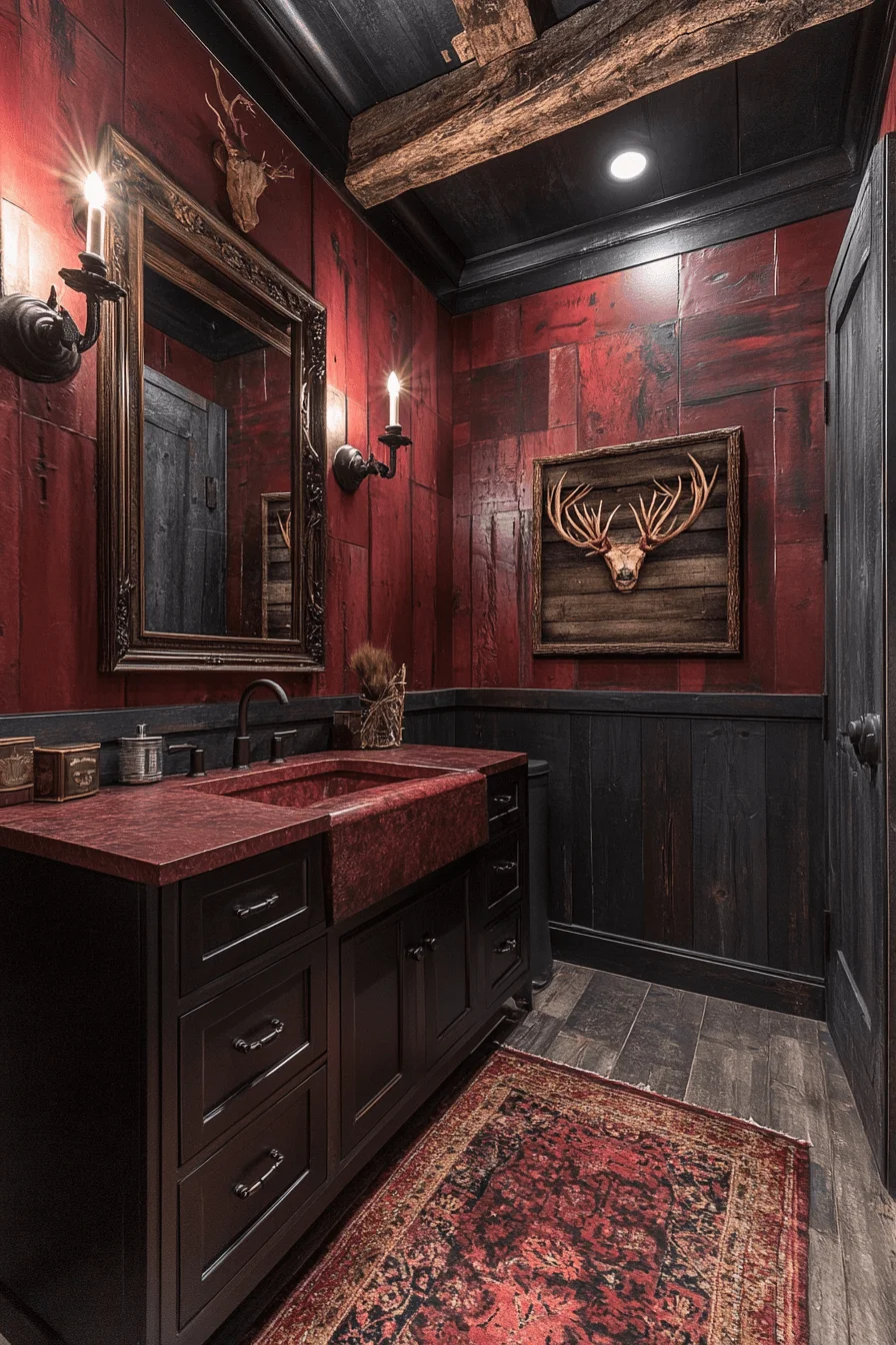 hunter's cabin bathroom