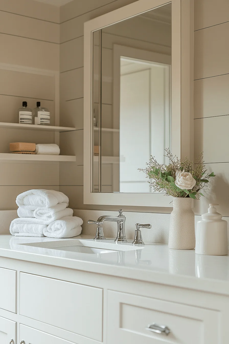 practical cabin bathroom