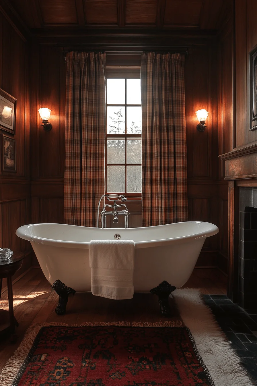 highland cabin bathroom