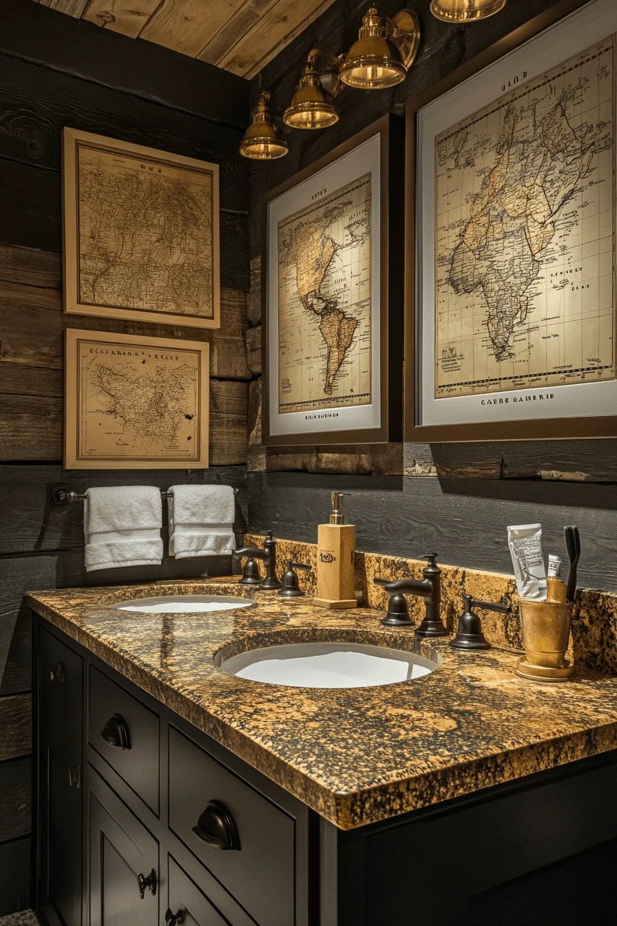 gold panner cabin bathroom