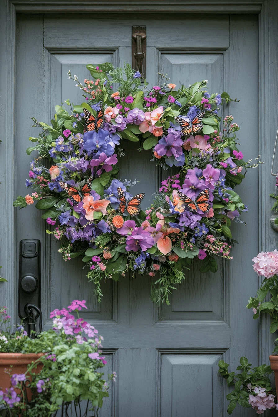 easter wreaths for front door