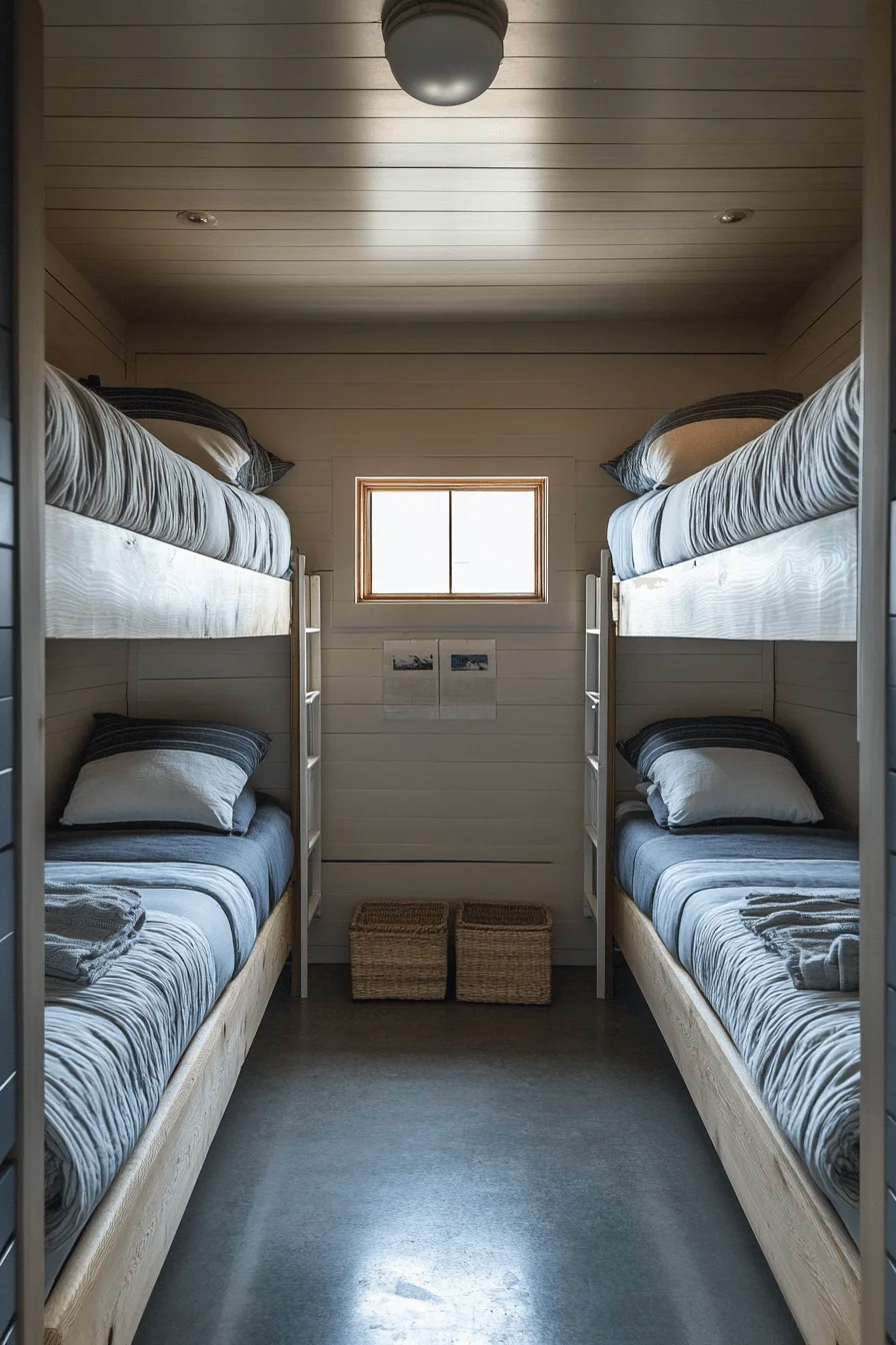 old cabin interior bedroom