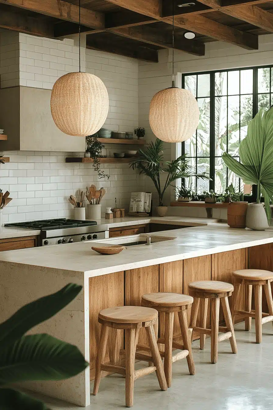 tropical kitchen design