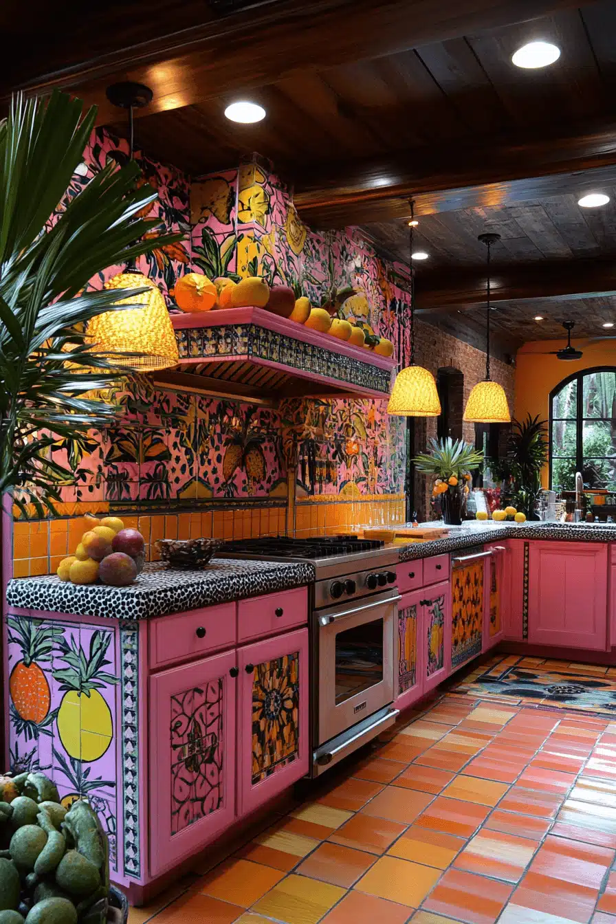 tropical kitchen design