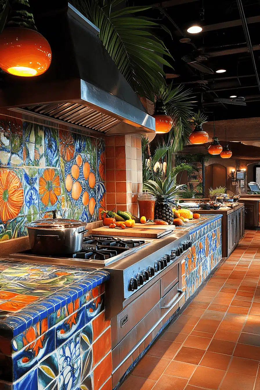 tropical kitchen design