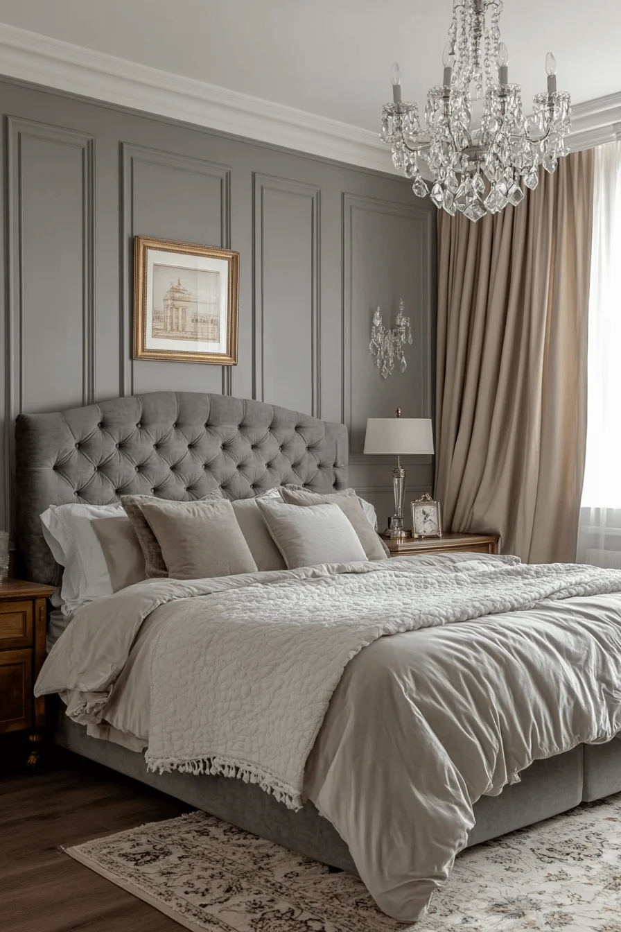 grey bedroom decor