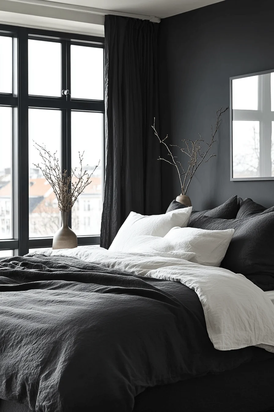 grey bedroom decor