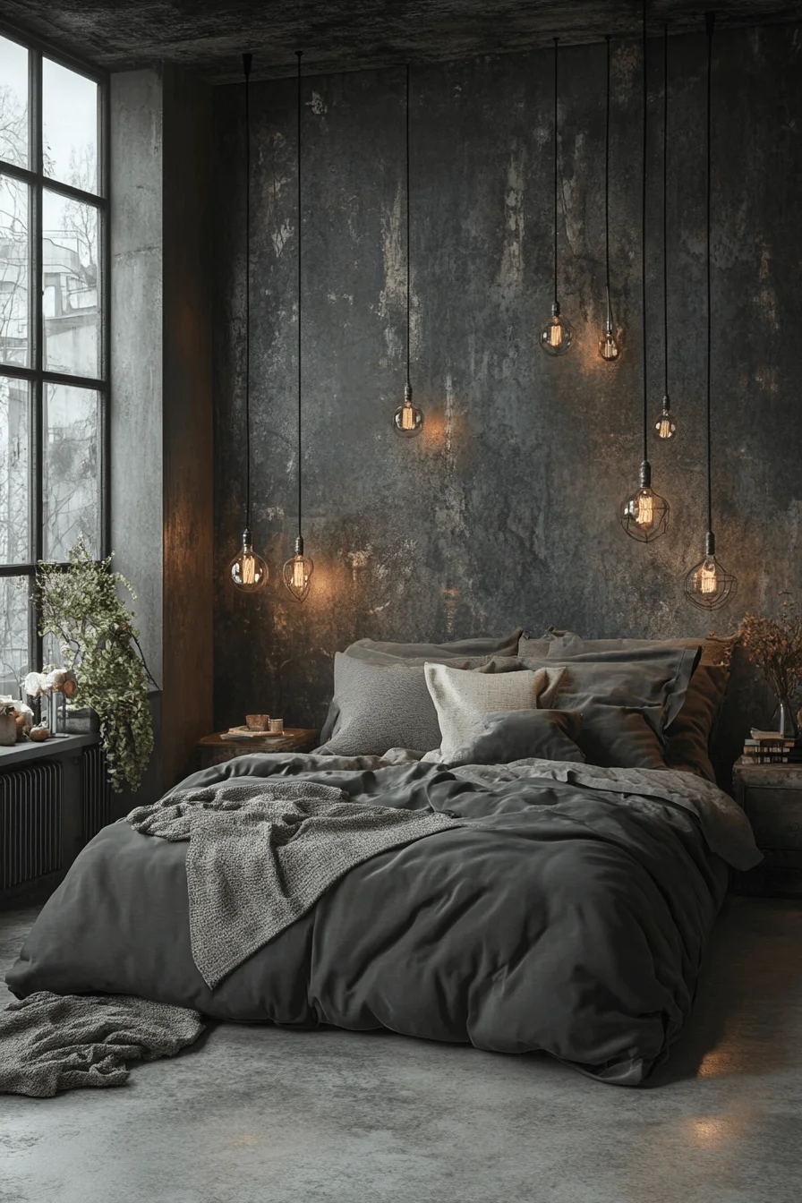grey bedroom decor