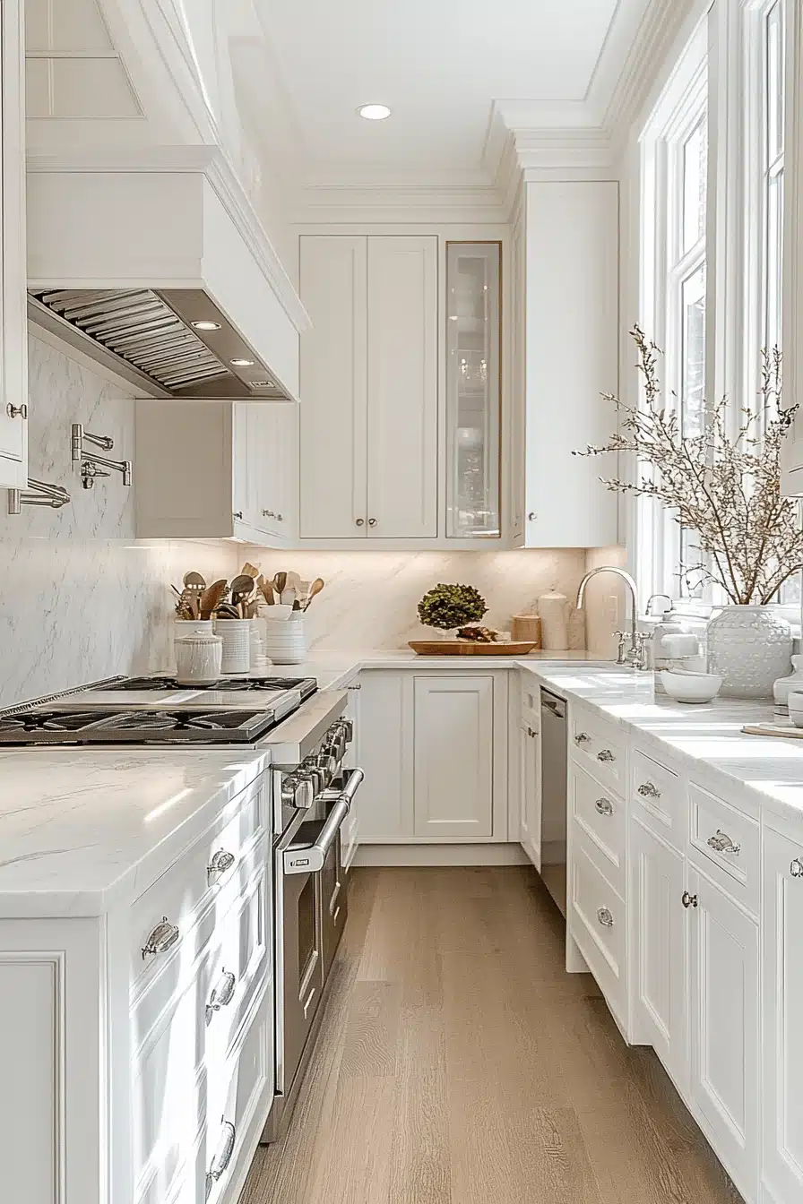 neoclassical kitchen