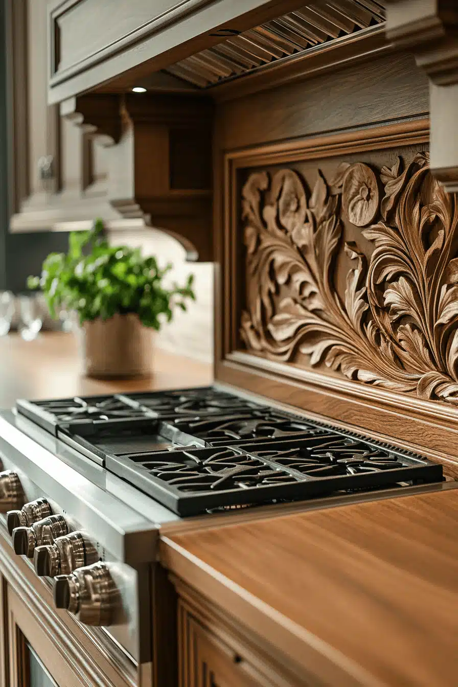 neoclassical kitchen