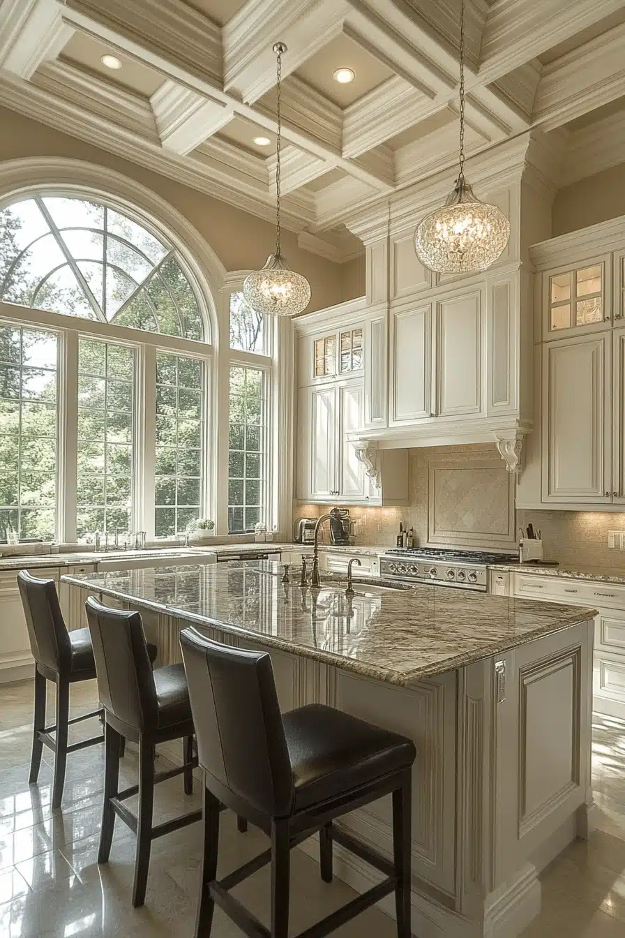 neoclassical kitchen