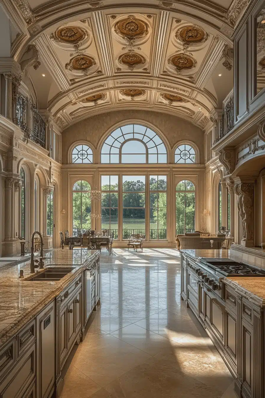 neoclassical kitchen