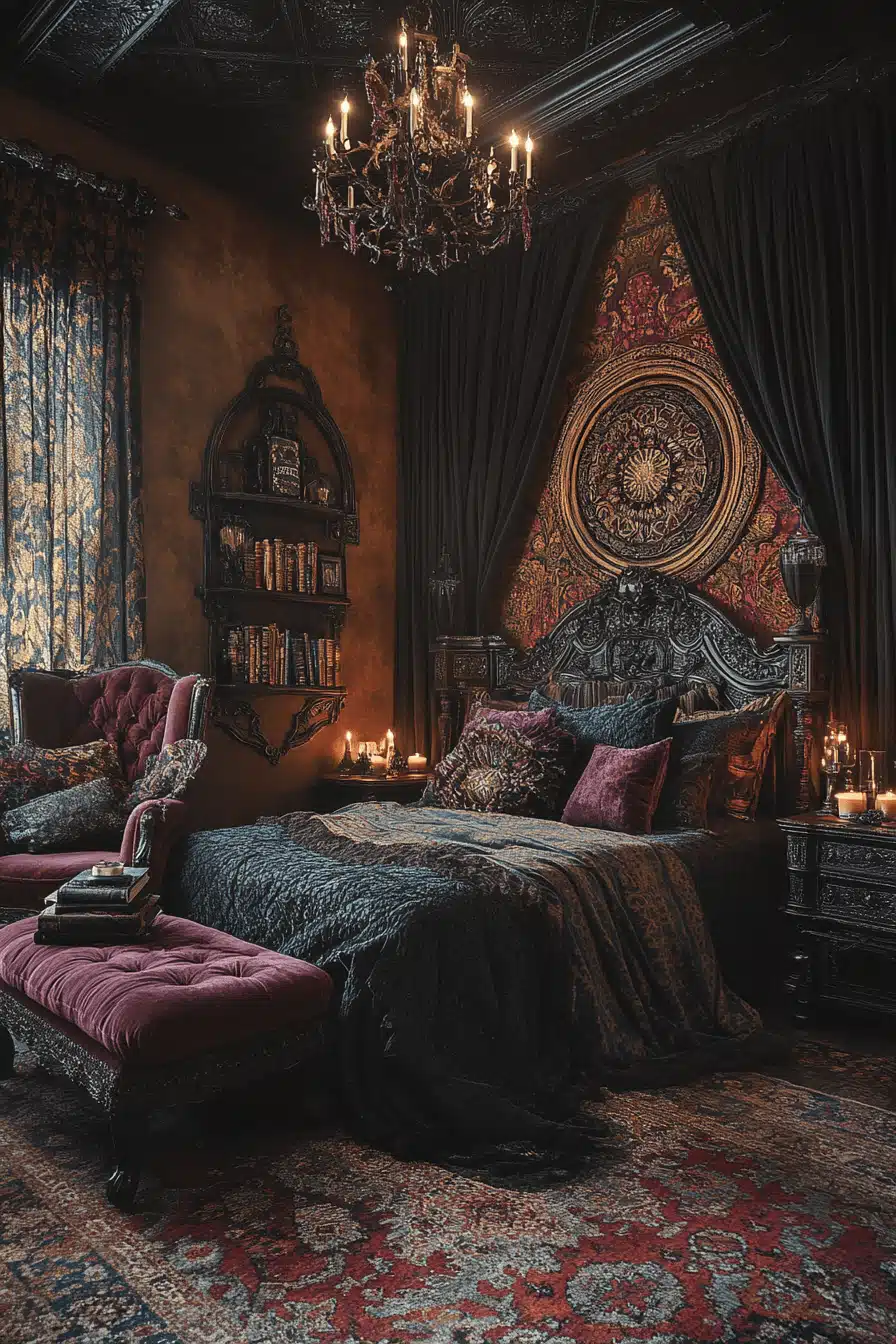 boho gothic bedroom
