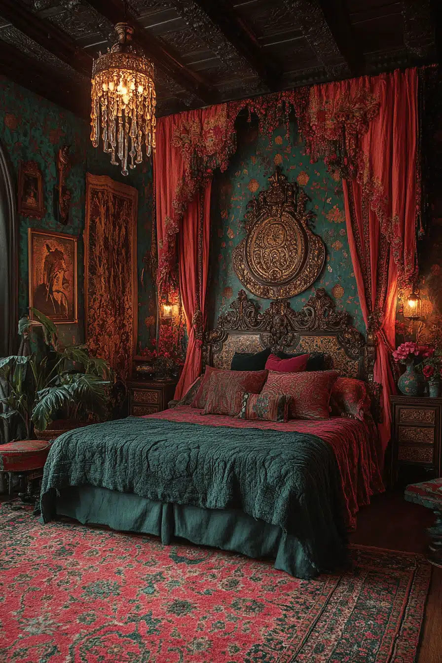 boho gothic bedroom