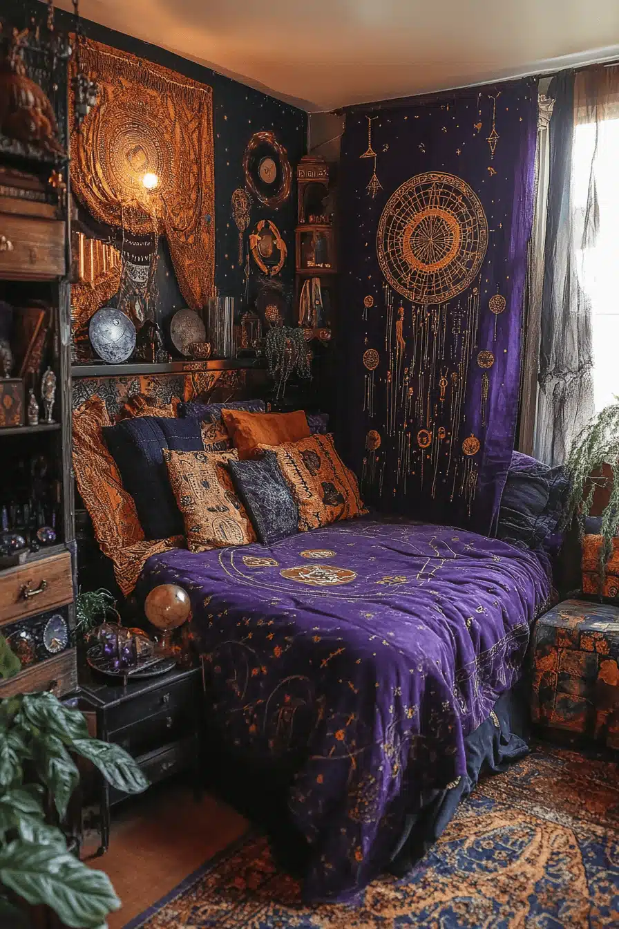 boho gothic bedroom