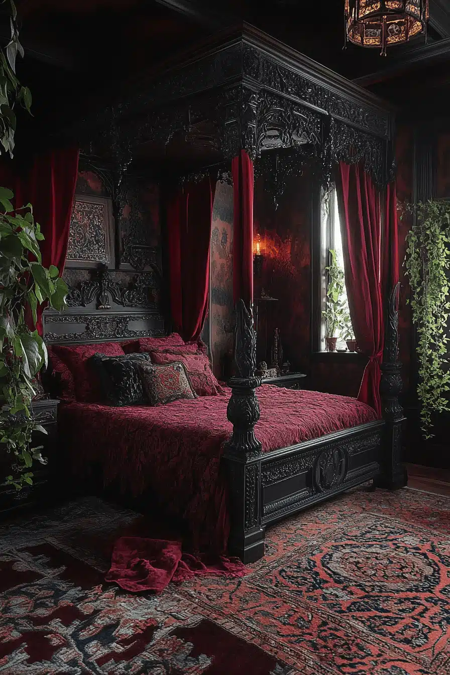 boho gothic bedroom