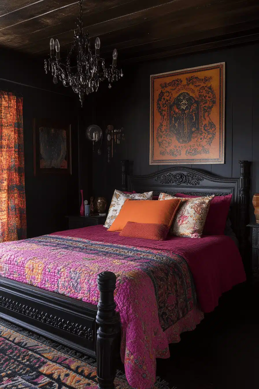 boho gothic bedroom