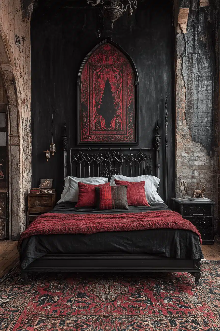 boho gothic bedroom