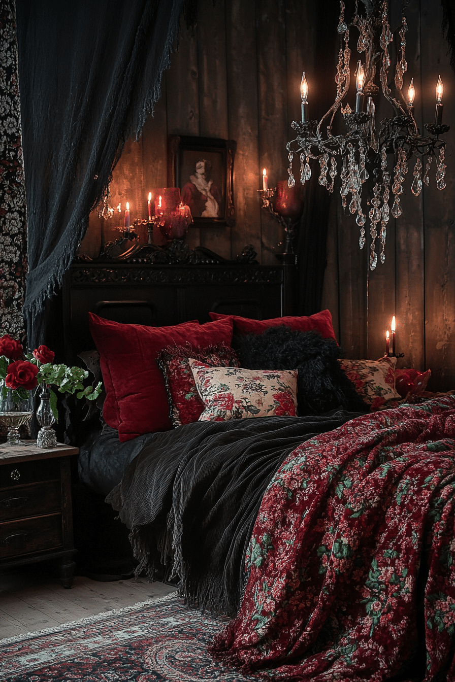 boho gothic bedroom