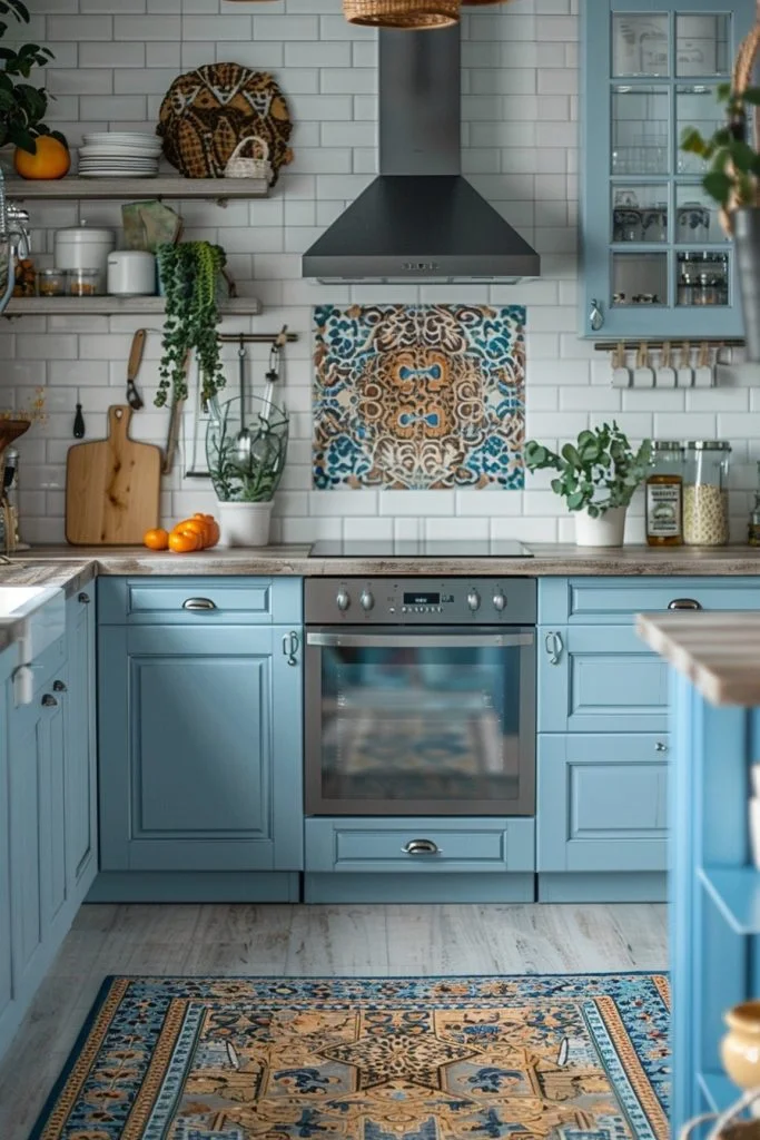 Calming Blue Accents