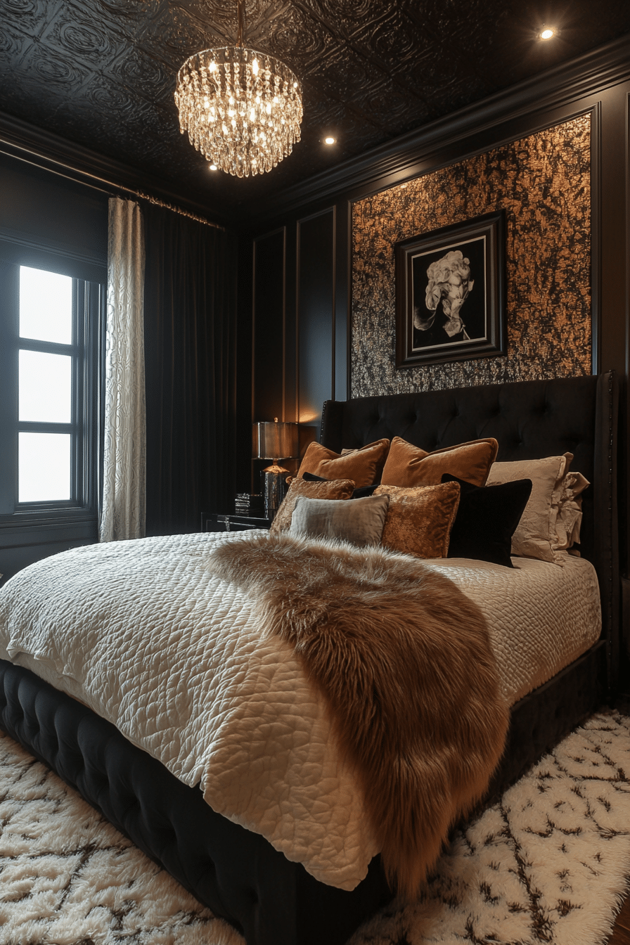 Hollywood glam bedroom ideas for women