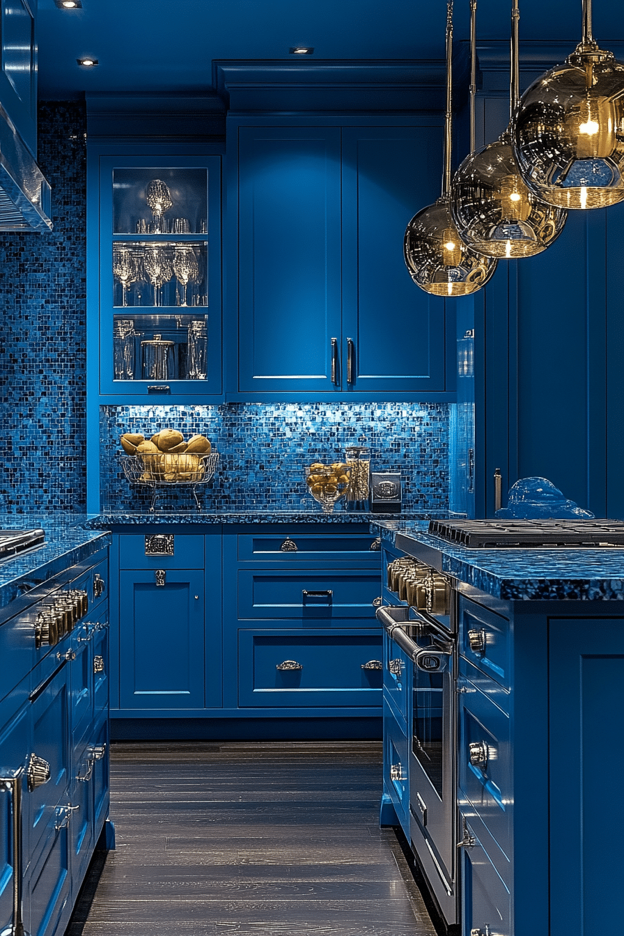 Powder Blue Kitchen Cabinets