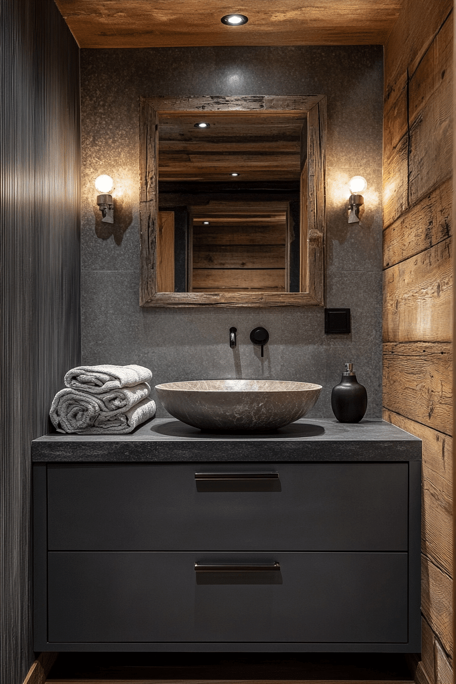 grey bathroom decor