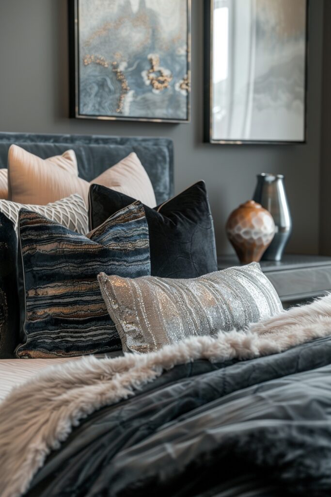 Iridescent Dark Opal Accents