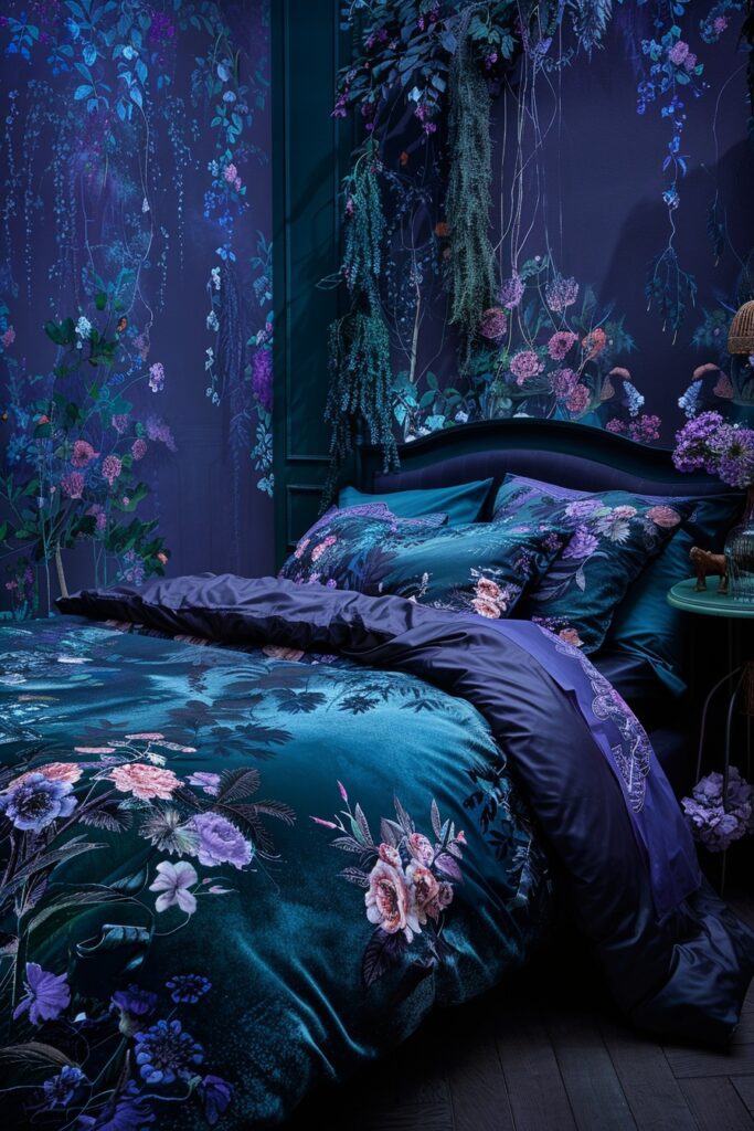Midnight Floral Dreams