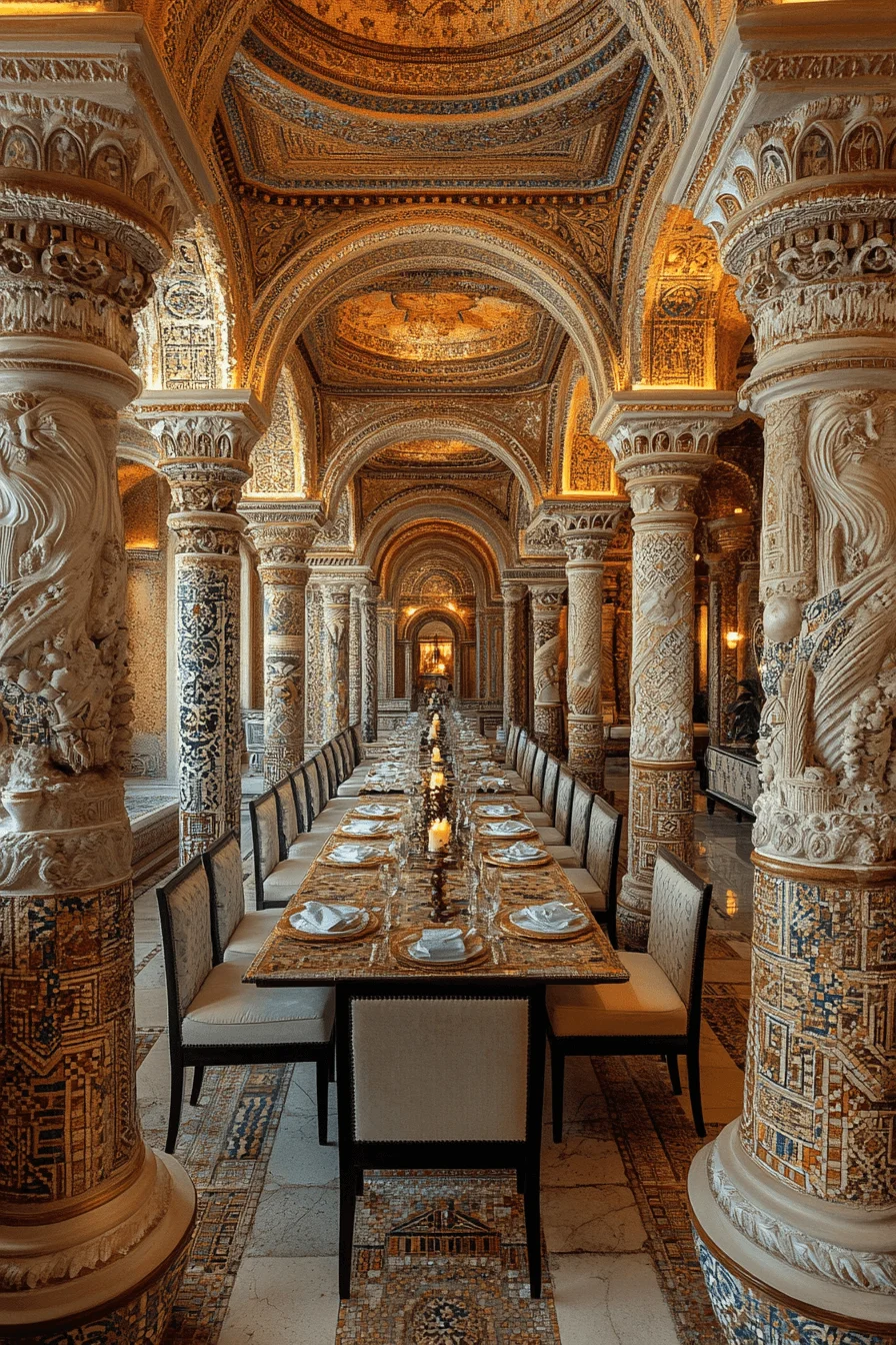 dark academia kitchen